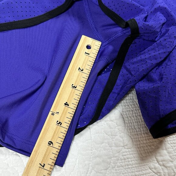 Women's Xersion Layered Purple Running Short Plus 2XL Phone Thigh Pocket - Picture 12 of 12